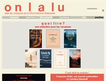 Tablet Screenshot of onlalu.com